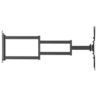 Een uitgebreide, richtingsflexibele tv-wandsteun voor flatscreen-televisies. Geschikt voor wandmontage met meerdere scharnieren.