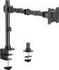 SpeaKa Professional SP-MM-211 Tafelbeugel voor monitor Aantal monteerbare displays: 1 Display(s) 43,2 cm (17") - 124,5 cm (49") Zwart In hoogte verstelbaar, Draaibaar, Kantelbaar, Zwenkbaar