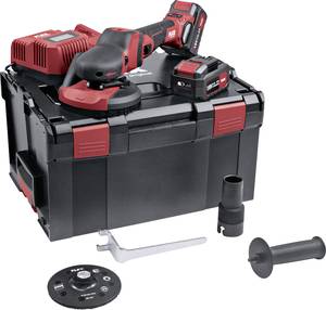 Conrad Flex SE 125 18.0-EC/5.0 Set 504157 Haakse accuslijper 125 mm Incl. 2 accu's 2.5 Ah, 5 Ah, 8 Ah aanbieding