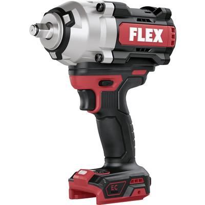 'Accu-slagschroevendraaier van FLEX met robuuste behuizing en ergonomische handgreep, geschikt voor gebruik op bouwplaatsen of in werkplaatsen.'