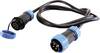 Deko Light 940047 Ronde connector afgewerkt Stekker, recht, Koppeling, recht Totaal aantal polen: 4 1 stuk(s)