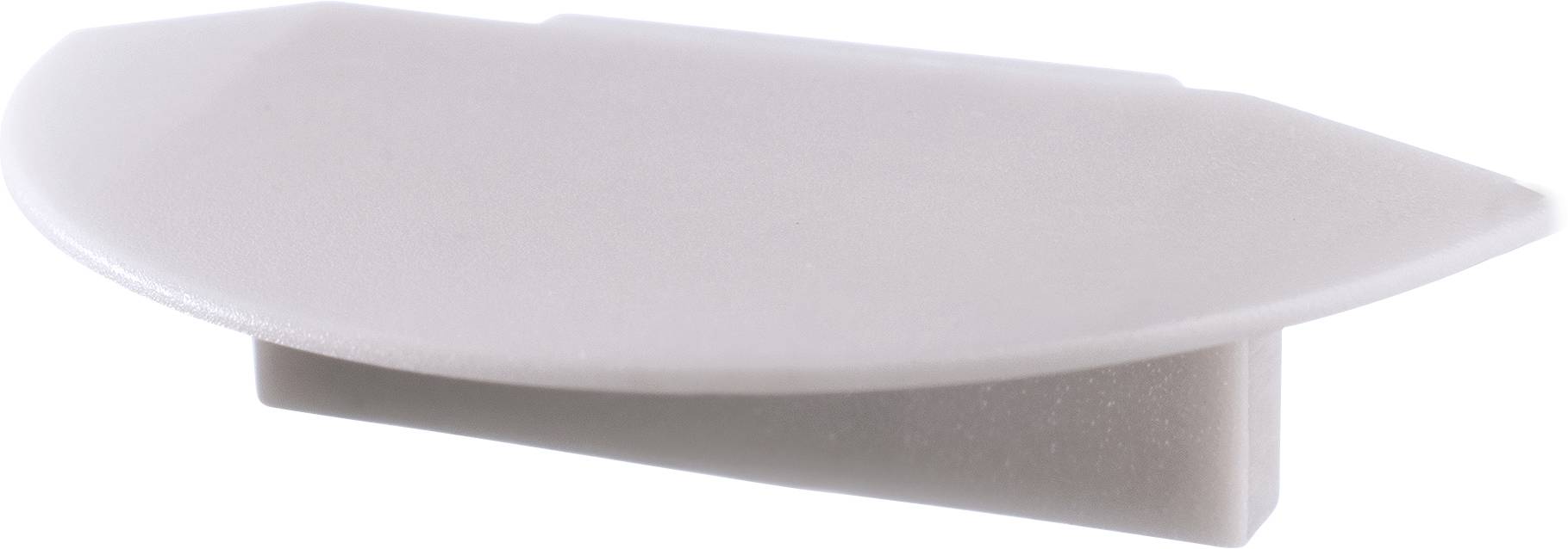 Deko Light 978101 Endkappe P-ET-01-12 Set 2 Stk, Grau Profieleindkap Kunststof (l x b x h) 27 x 16 x 7 mm Package 1 stuk(s)