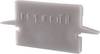 Deko Light 979051 Endkappe H-ET-01-12 Set 2 Stk, Grau Profieleindkap Kunststof (l x b x h) 27 x 6 x 12 mm Piece 1 stuk(s)