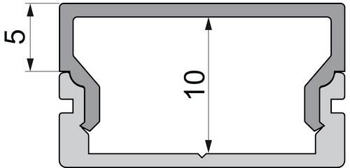 Deko Light 979090 Endkappe H-AU-01-15 Set 2 Stk, Weiß Profieleindkap Kunststof (l x b x h) 21 x 6 x 12 mm Piece 1 stuk(s)