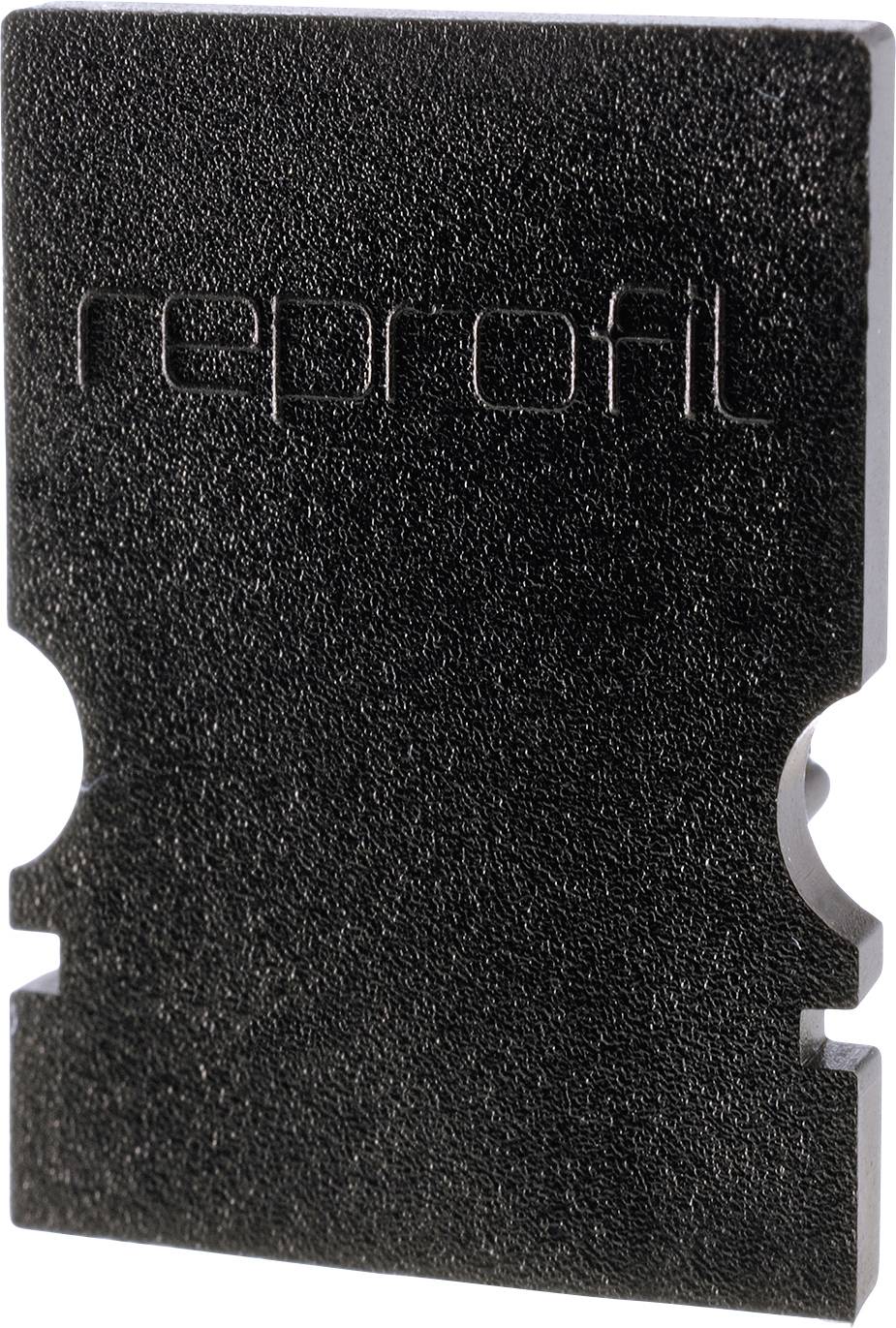 Deko Light 979102 Endkappe H-AU-02-08 Set 2 Stk, Schwarz Profieleindkap Kunststof (l x b x h) 14 x 6 x 20 mm Package 1 stuk(s)