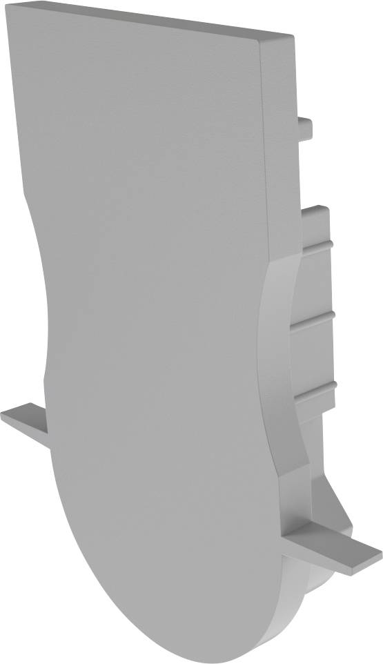 Deko Light 979731 Endkappe R-ET-04-12 Set 2 Stk, Grau Profieleindkap Kunststof (l x b) 32.4 mm x 27 mm Piece 1 stuk(s)