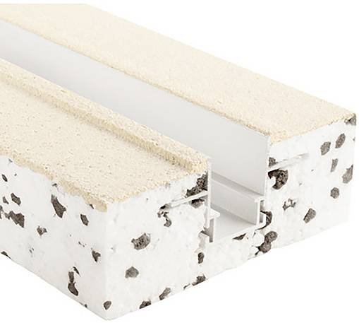 Deko Light Combo Dämmung Montageprofil 2 m, weiß 988171 Profiel Wit