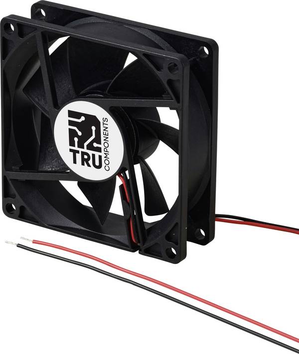 TRU COMPONENTS TC-MX8025-24V0.05A Axiaalventilator 24 V/DC 46.8 m³/h (l x b x h) 80 x 80 x 25 mm