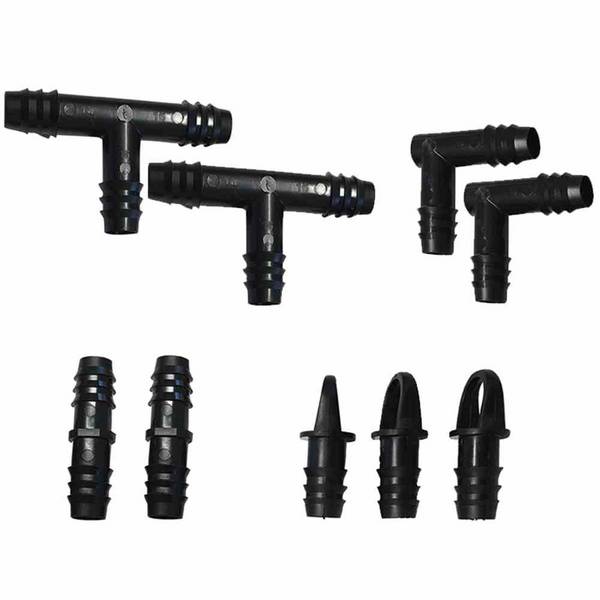 Siena Garden  WSH1001 Accessoireset voor druppelslang    1 set(s) Zwart