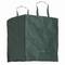 Groene herbruikbare tas met twee handgrepen, geschikt voor boodschappen of opbergen.
