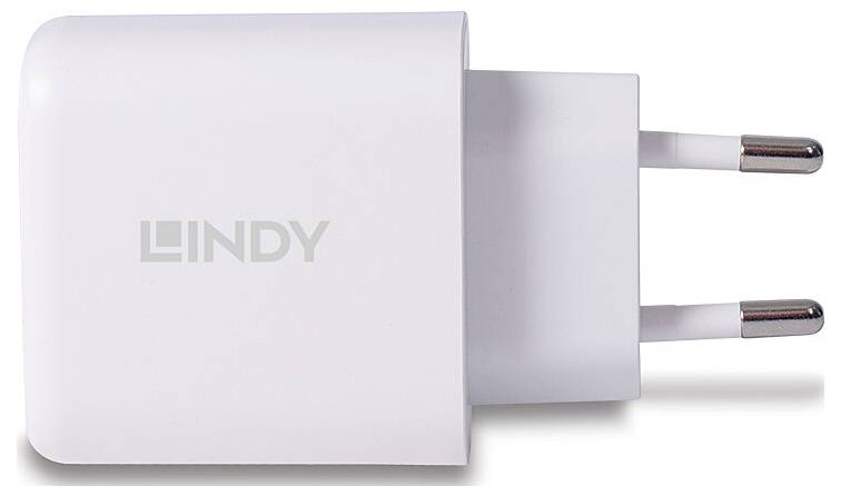 LINDY USB-oplader Type A+C GaN-oplader 65W, wit-4
