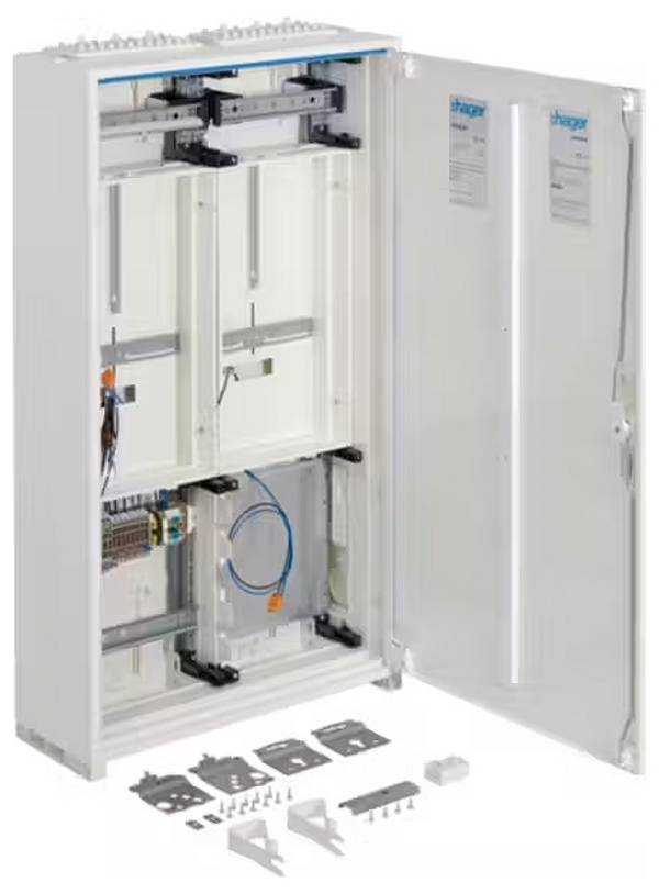 Hager FP62Z2N FP62Z2N Omvormer- en meetkast Opbouw (op muur) Aantal rijen: 6 Inhoud: 1 stuk(s)