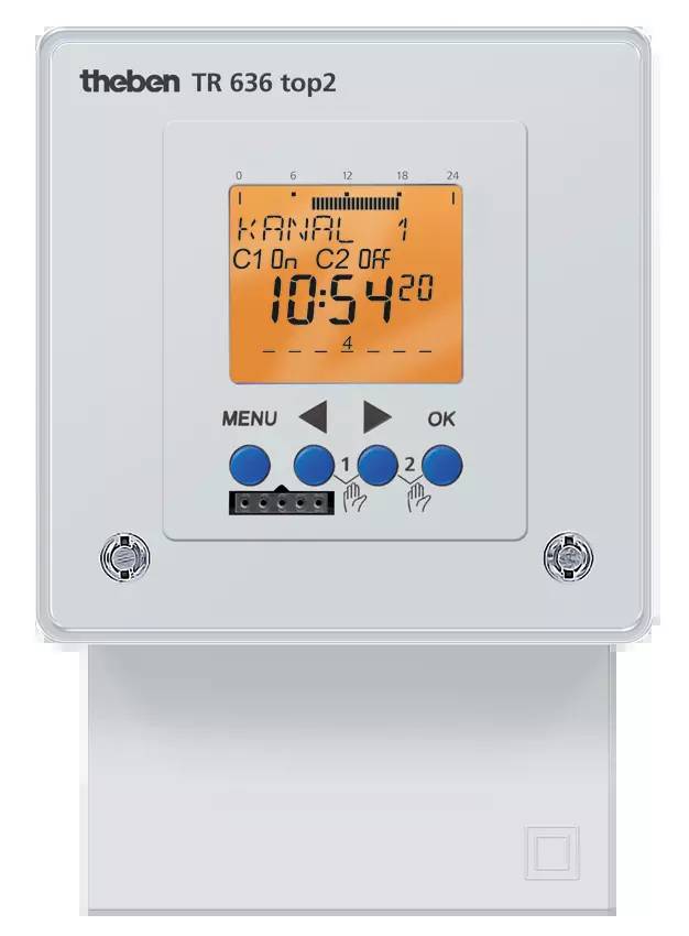 Theben 6360100 DIN-rail schakelklok