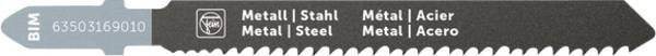 Fein 63503169010 Decoupeerzaagblad voor metaal BIM 63 T1.9/2.2 MS SC 5 stuk(s)