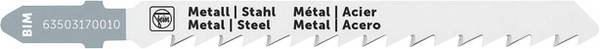 Fein 63503170010 Decoupeerzaagblad voor metaal BIM 75 T3 MS SC 5 stuk(s)