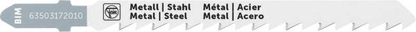 Fein 63503172010 Decoupeerzaagblad voor metaal BIM 75 T1.2/2.5 MS SC 5 stuk(s)