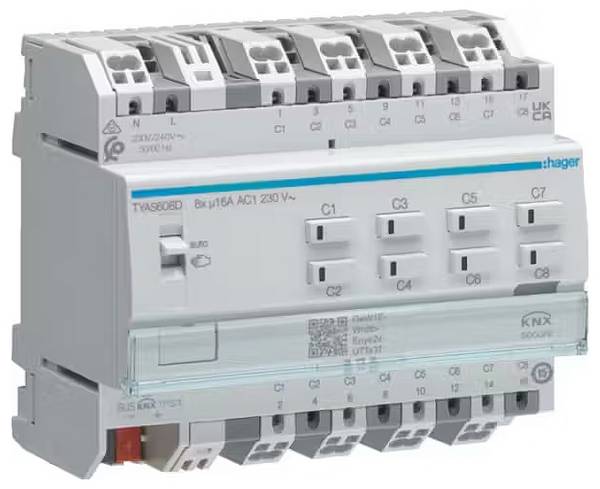 Hager KNX TYAS608D Jaloezieactor