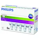Philips 70029400 Gloeilamp-lamp Energielabel F (A - G) GU10 Reflector 4.6 W Warmwit (Ø x h) 50 mm x 54 mm 5 stuk(s)
