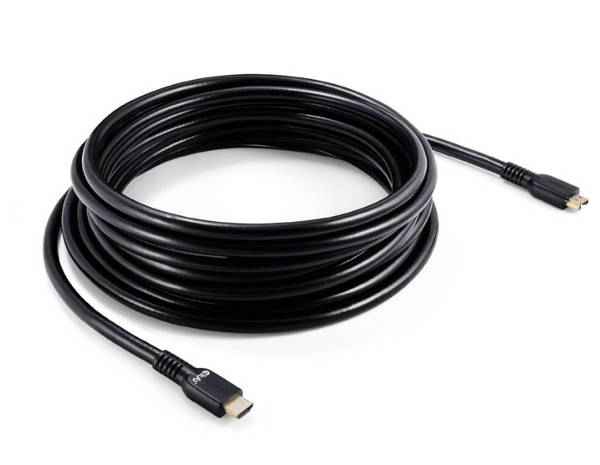 club3D CAC-1378 HDMI-kabel HDMI Aansluitkabel USB-C stekker 7.5 m Zwart Vergulde steekcontacten