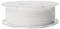 Een rol wit filament voor 3D-printers, gewikkeld op een transparante kunststofspoel.