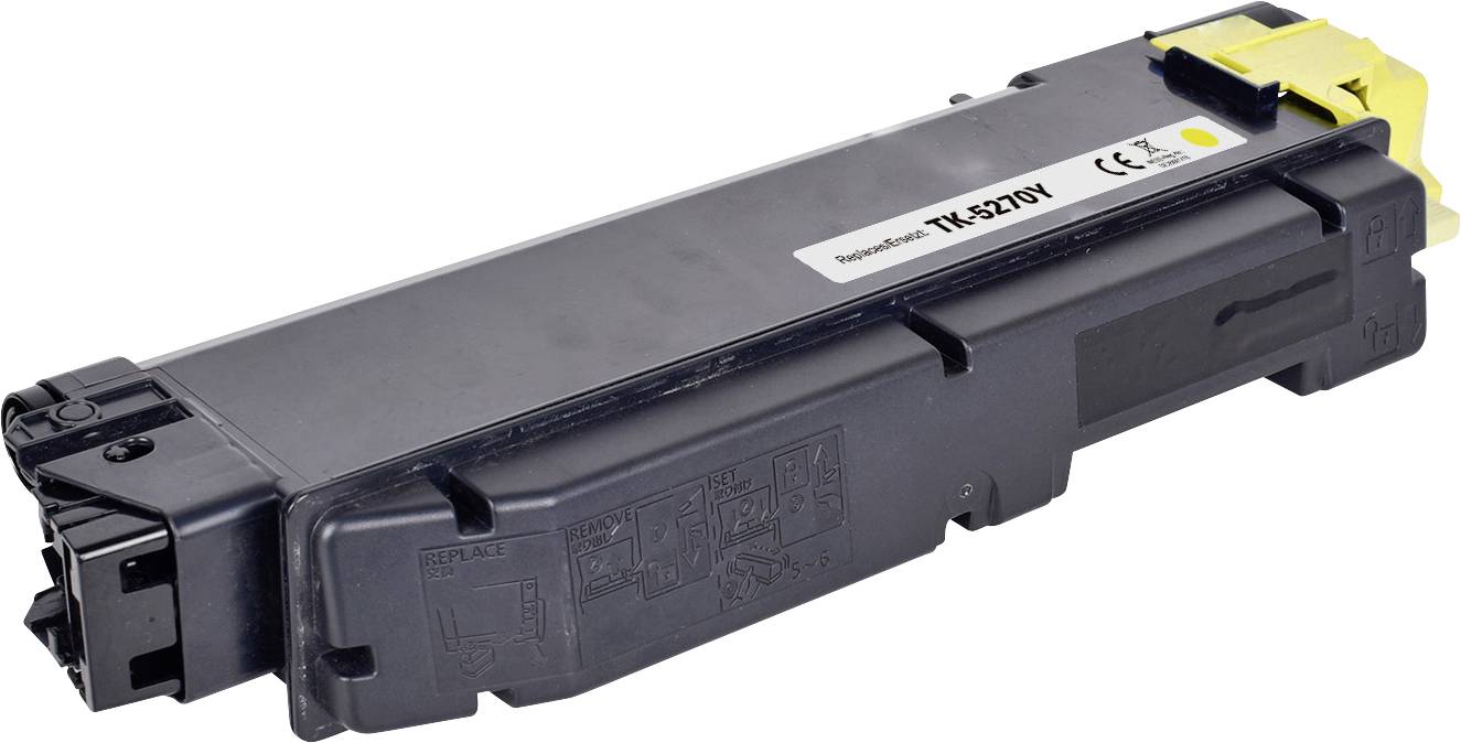 Renkforce Toner vervangt Kyocera TK-5270Y Compatibel Geel 6000 bladzijden RF-KTK5270Y RF-6723990