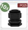 Quadrios 24CA385 Wartel PG25 Polyamide Zwart 10 stuk(s)