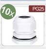 Quadrios 24CA411 Wartel PG25 Polyamide Wit 10 stuk(s)