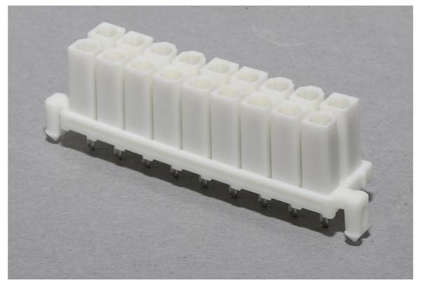 Molex 15-24-7187 Female header, inbouw (standaard)  Totaal aantal polen: 18 Rastermaat: 4.2 mm Inhoud: 1 stuk(s) Tray