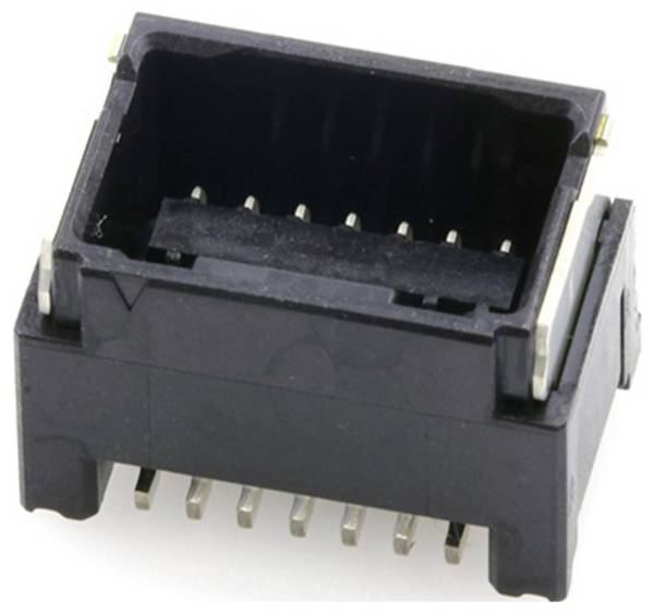 Molex 505433-1471 Male header, inbouw (standaard) Totaal aantal polen: 14 Rastermaat: 1.25 mm Inhoud: 1 stuk(s) Tape on Full reel