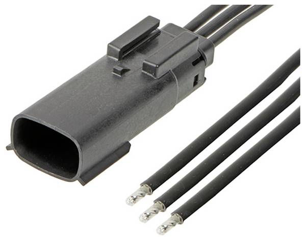 Molex 216283-1033 Male behuizing (kabel) Totaal aantal polen: 3 Rastermaat: 3.50 mm Inhoud: 1 stuk(s) Bag
