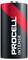 'Procell Intense' Batterij in Zwart met rood en wit design. Merknaam prominent bedrukt.