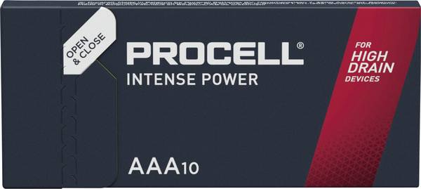 PROCELL Procell Intense MN2400 AAA batterij (potlood) Alkaline 1.236 Ah 1.5 V 10 stuk(s)