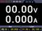 Digitale weergave met waarden: Spanning '00,00V', Stroom '0,000A'. Instellingen bij '5,00V', '0,000A'. Limieten bij '31,00V', '5,100A'.