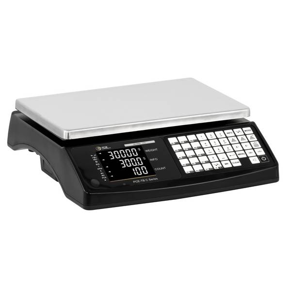 PCE Instruments PCE-TB 30C PCE-TB 30C Telweegschaal  Weegbereik (max.) 30 kg Resolutie 1 g werkt op het lichtnet
