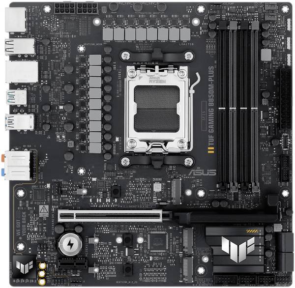 Asus TUF B850M-PLUS Moederbord Socket AMD AM5 Vormfactor Micro-ATX Moederbord chipset AMD® B850