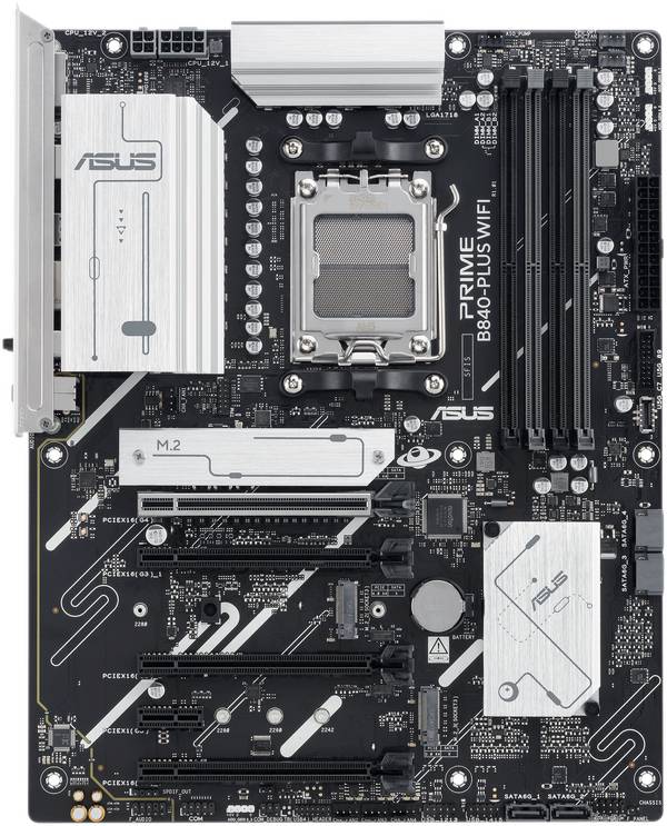 Asus PRIME B840-PLUS Moederbord Socket AMD AM5 Vormfactor ATX Moederbord chipset AMD® B840