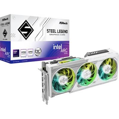 ASRock Intel Arc™ Graphics B580 Videokaart Steel Legend OC 12 GB GDDR6-VRAM PCIe x16 DisplayPort 2.1, HDMI 2.1