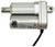Zilveren elektrische lineaire actuatormotor met montageogen en bijgeleverde kabel, gelabeld Tru Components model TC12-25-150.