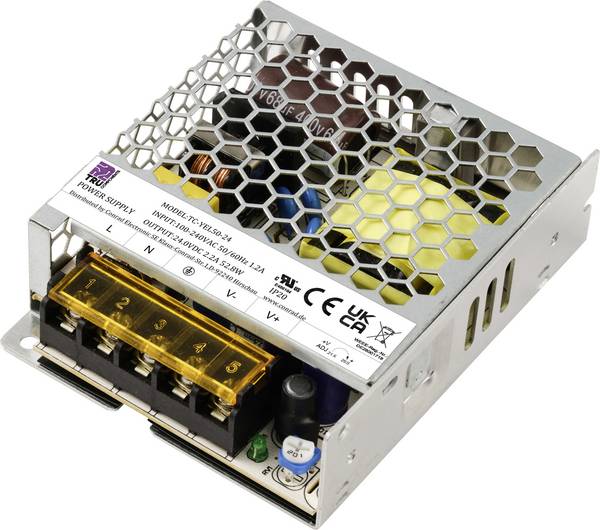TRU COMPONENTS TC-13493664 Netvoedingsmodule 24 V/DC 2.2 A 52.8 W