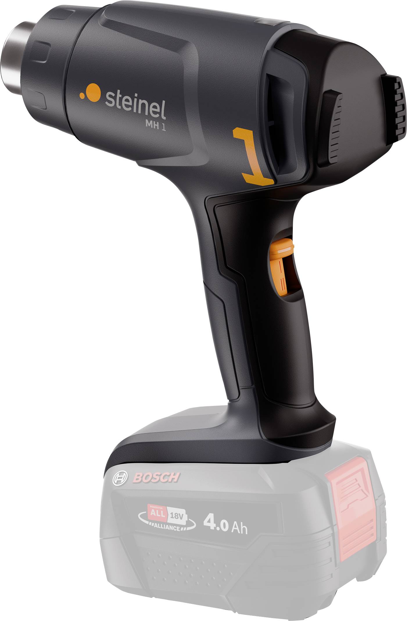 Steinel 088064 MH1 Accuheteluchtpistool 500 W Zonder accu, Zonder lader