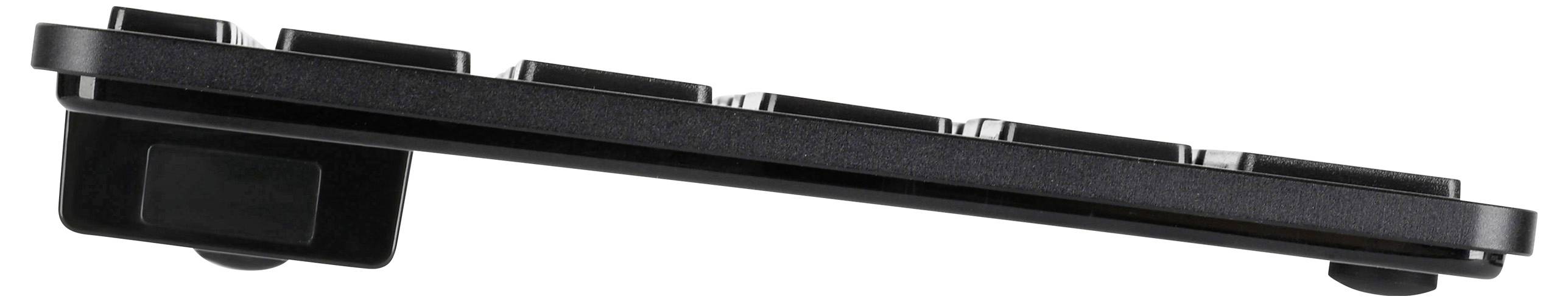 Matias FK418PCDCBB-DE Wireless USB-C® Aluminum Keyboard Toetsenbord Draadloos QWERTZ, Duits Zwart-2