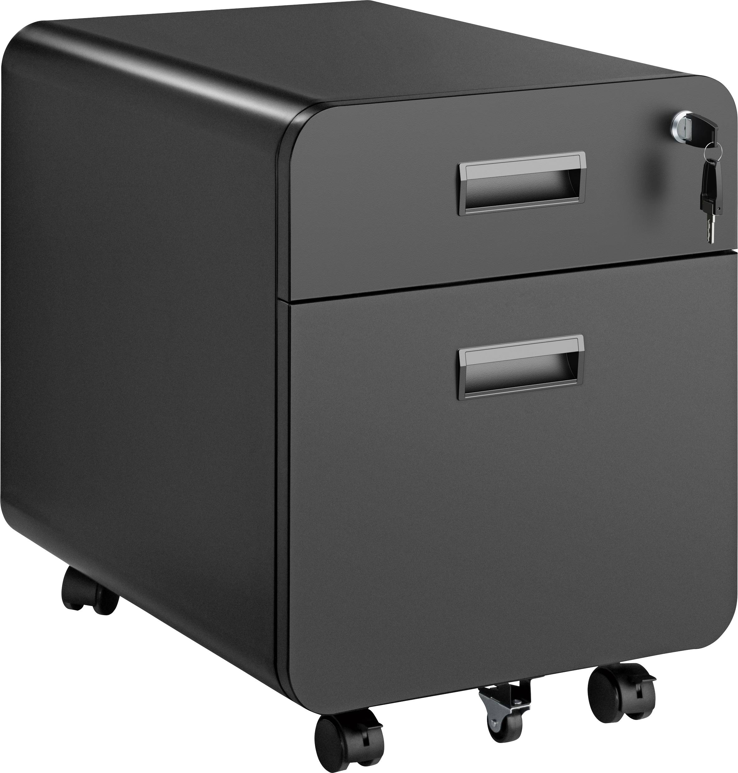 SpeaKa Professional Rolcontainer SP-MFC-001 Zwart (mat) (b x h x d) 39.4 x 50 x 49.7 mm 1 stuk(s) SP-13497416-0