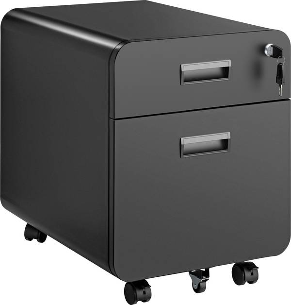 SpeaKa Professional Rolcontainer SP-MFC-001 Zwart (mat) (b x h x d) 39.4 x 50 x 49.7 mm 1 stuk(s) SP-13497416