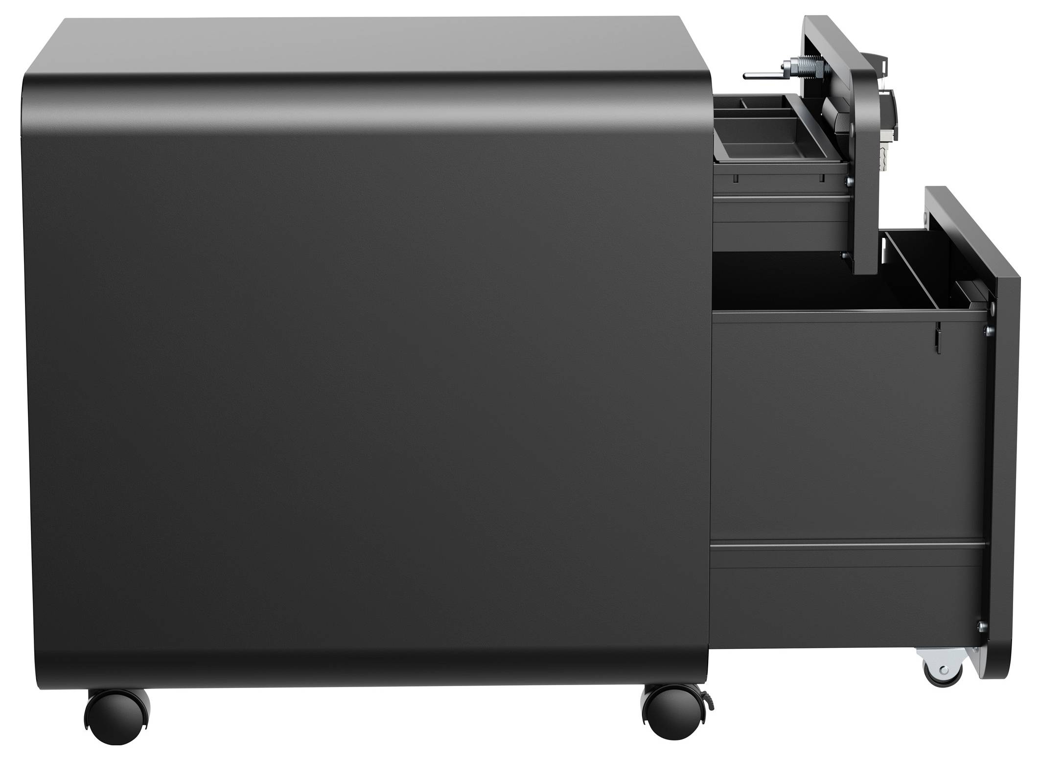 SpeaKa Professional Rolcontainer SP-MFC-001 Zwart (mat) (b x h x d) 39.4 x 50 x 49.7 mm 1 stuk(s) SP-13497416-4