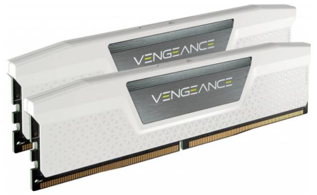 Corsair CMK64GX5M2B5200C40W Werkgeheugenmodule voor PC DDR5 64 GB 2 x 32 GB 5200 MHz 288-pins DIMM CL40 CMK64GX5M2B5200C40W
