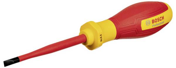 Bosch Professional 1600A02NC3 VDE Platte schroevendraaier Kopbreedte: 5.5 mm Koplengte: 100 mm DIN EN 60900