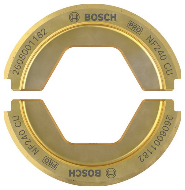 Bosch Accessories 2608001144 2608001144 Krimpinzetstuk Buiskabelschoenen, Buisconnectoren 240 tot 240 mm²