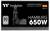 Thermaltake voeding, 650W, serie 'German Series', 'Ontworpen in Duitsland', ATX 3.1, 80 Plus 230V EU gecertificeerd. Afbeelding van Hamburg.