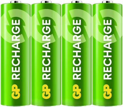 GP Recharge Oplaadbare AA batterij (penlite) NiMH 2100 mAh 1.2 V 4 stuk(s)
