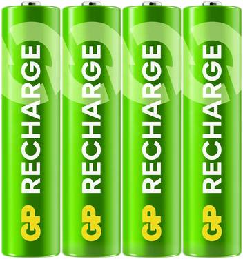 GP Recharge Oplaadbare AAA batterij (potlood) NiMH 800 mAh 1.2 V 4 stuk(s)